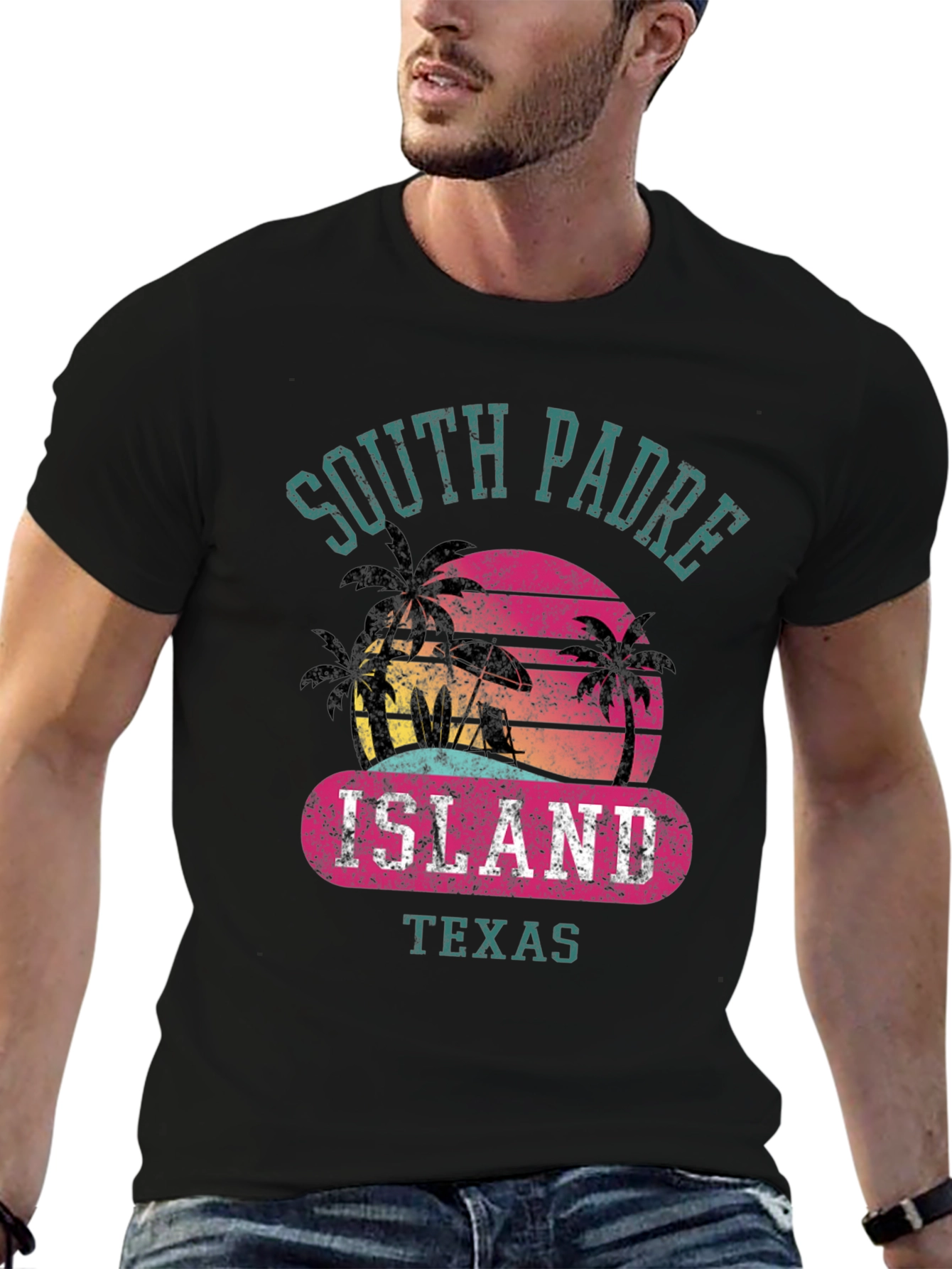 South Padre Island Texas T-Shirt Beach Sunset Tee