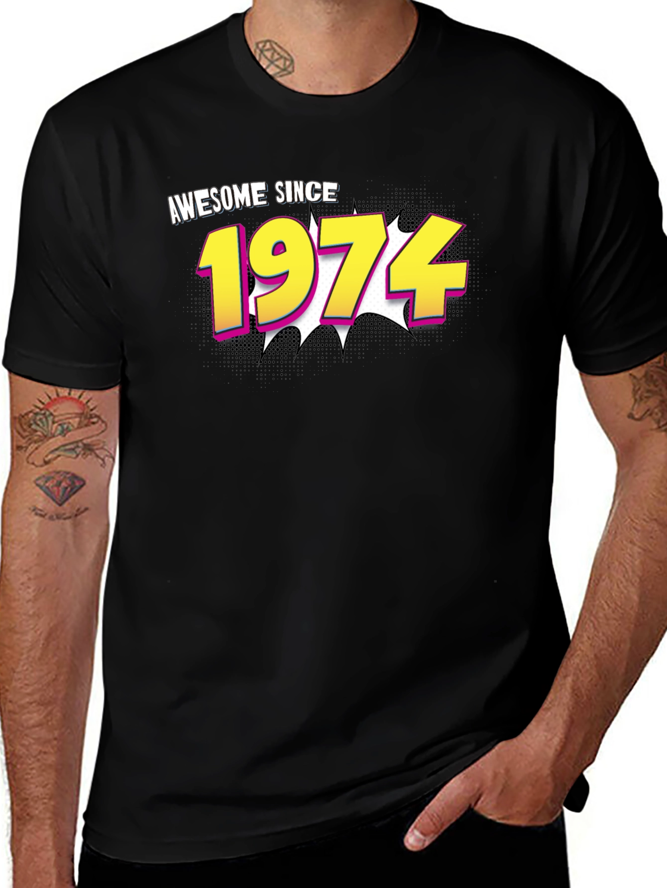 Awesome Since 1974 Graphic Tee