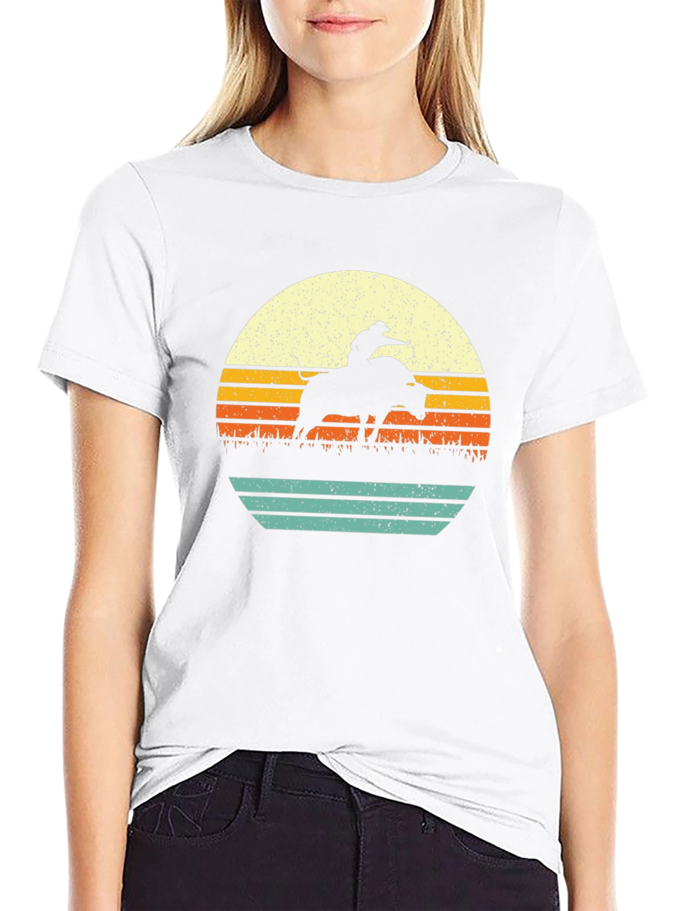 Retro Rodeo Sunset Graphic T-Shirt