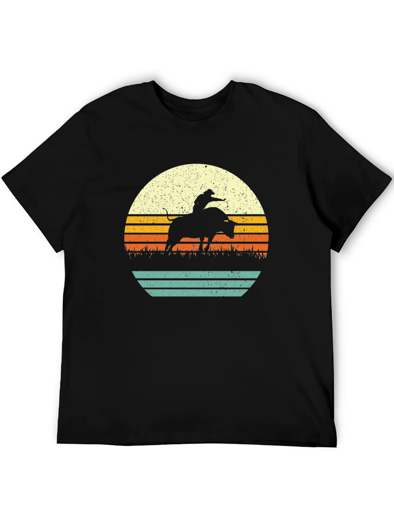 Retro Rodeo Sunset Graphic T-Shirt