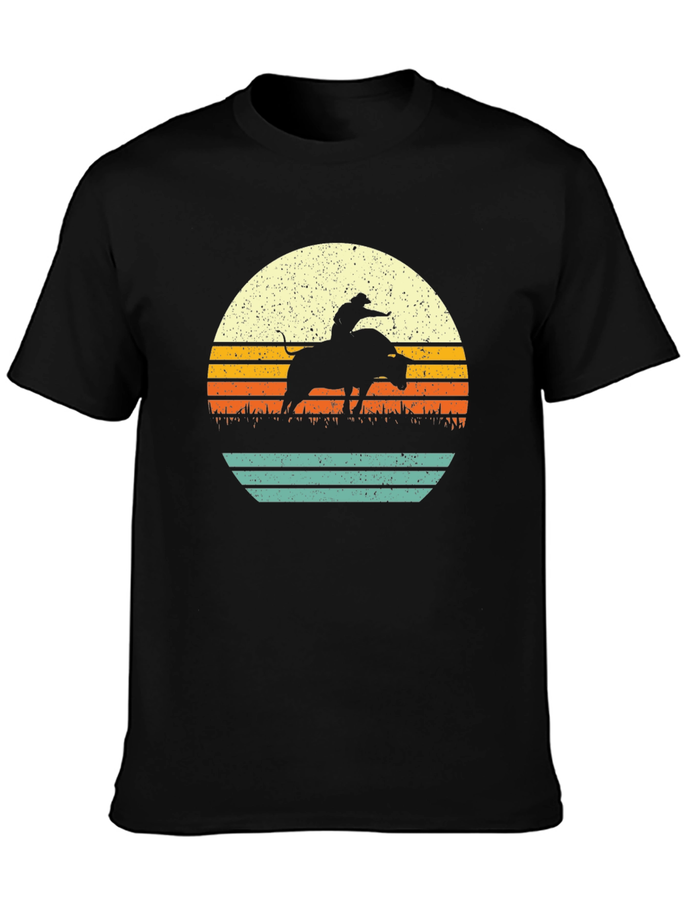 Retro Rodeo Sunset Graphic T-Shirt