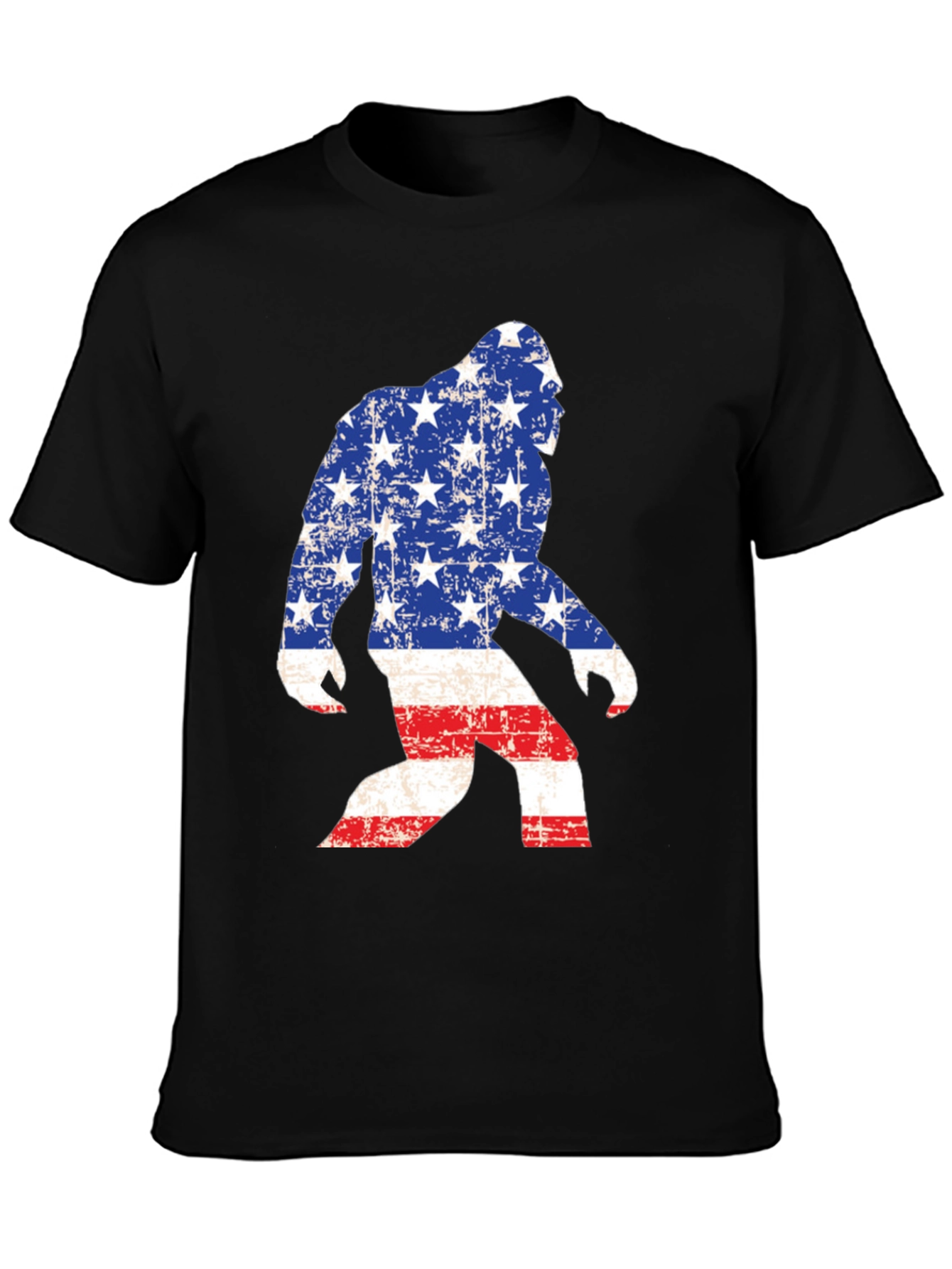 American Flag Bigfoot T-Shirt