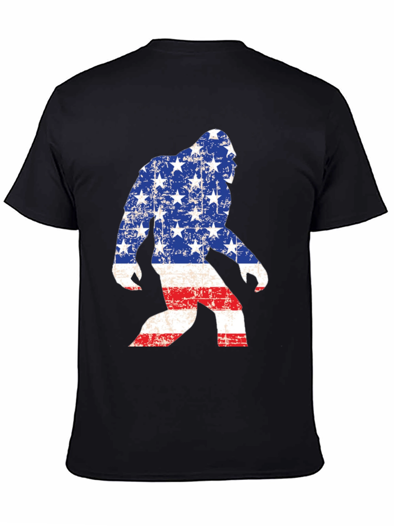 American Flag Bigfoot T-Shirt