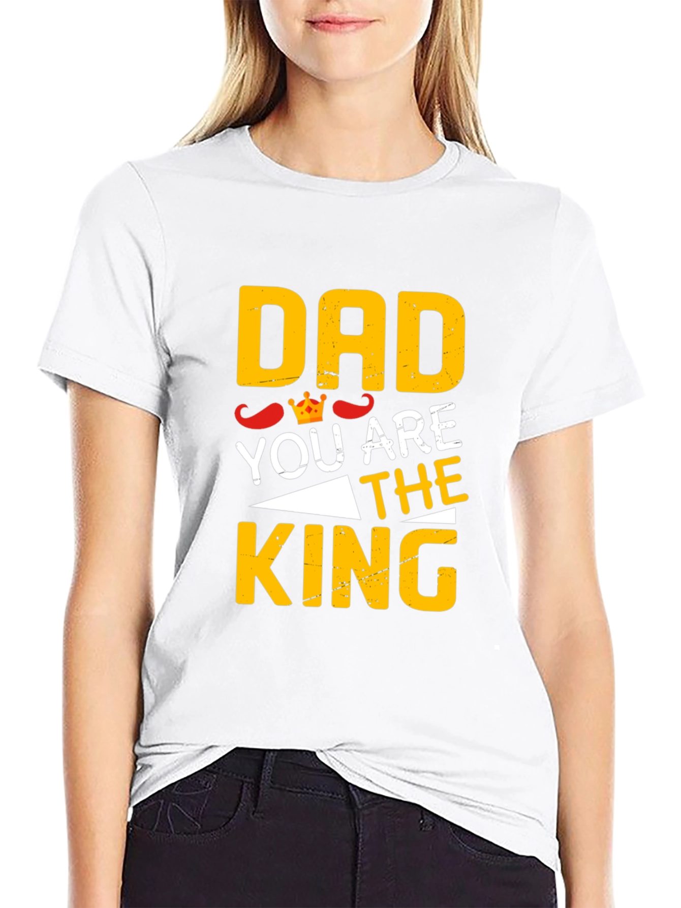 Dad You Are The King Black T-Shirt