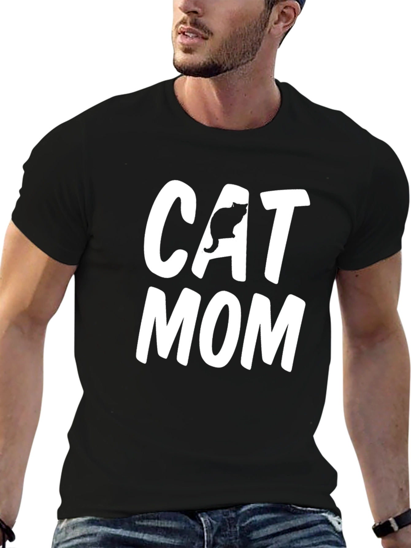 Cat Mom Graphic T-Shirt