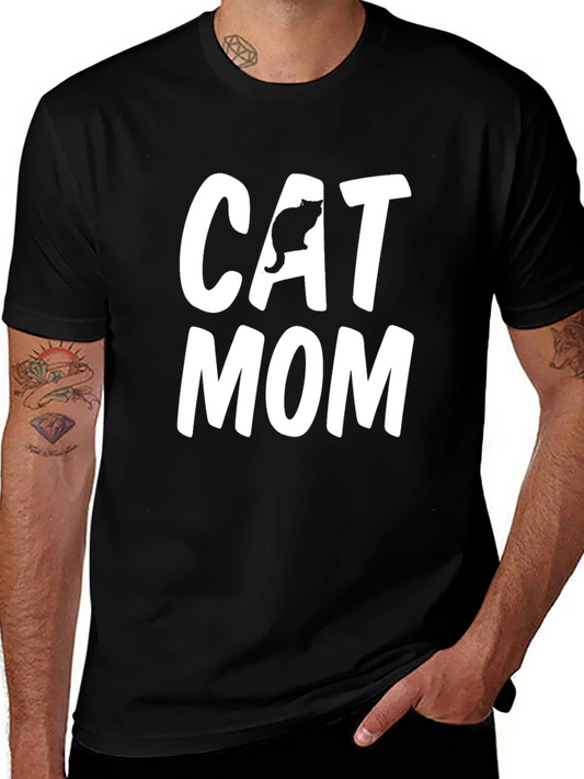 Cat Mom Graphic T-Shirt
