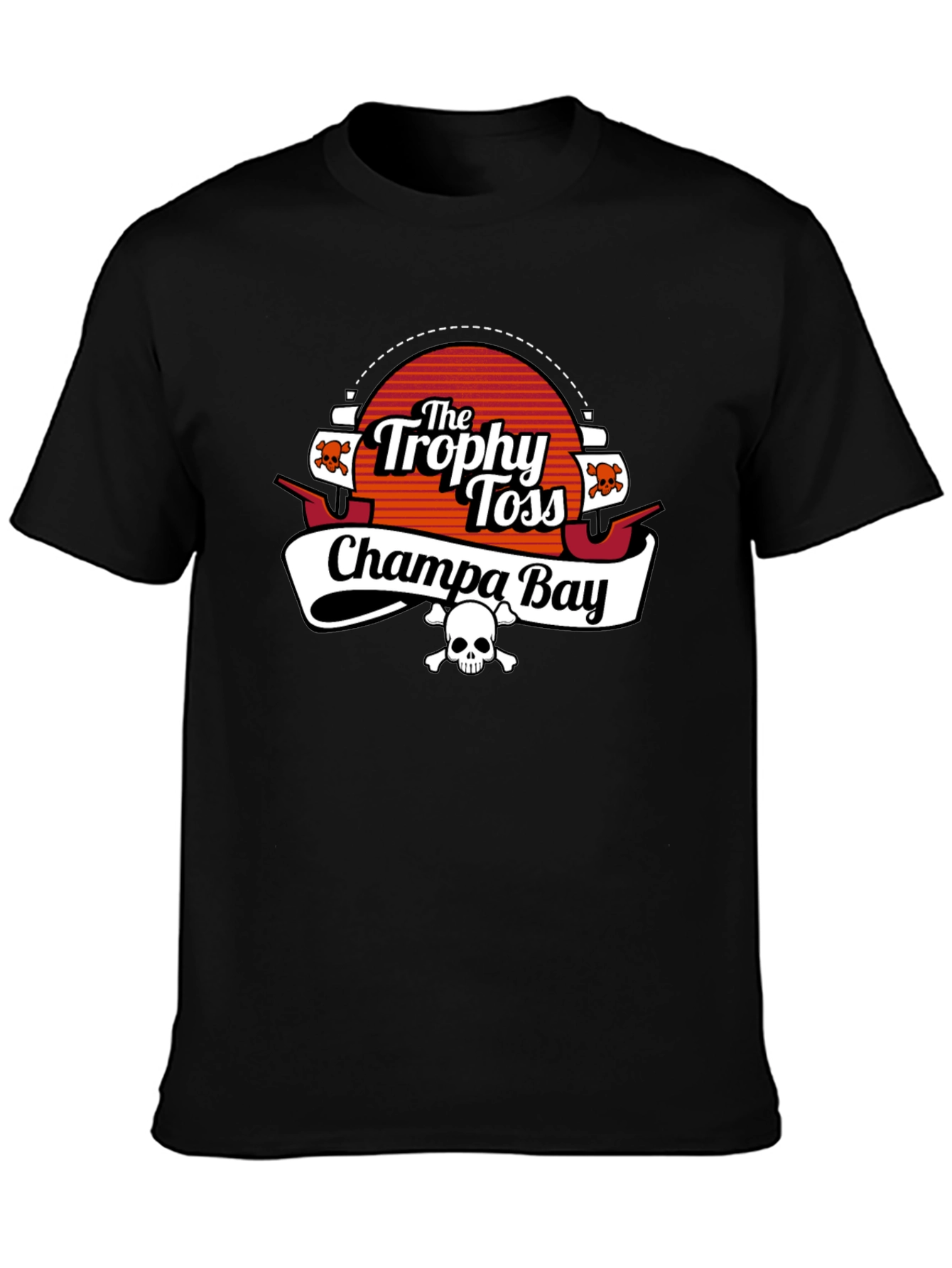 The Trophy Toss Champa Bay Black T-Shirt
