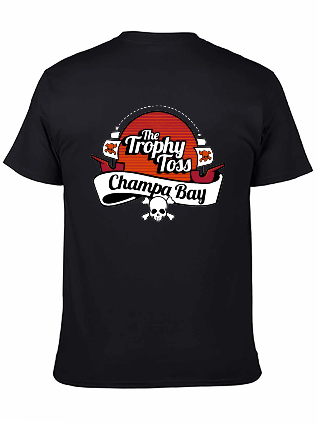 The Trophy Toss Champa Bay Black T-Shirt