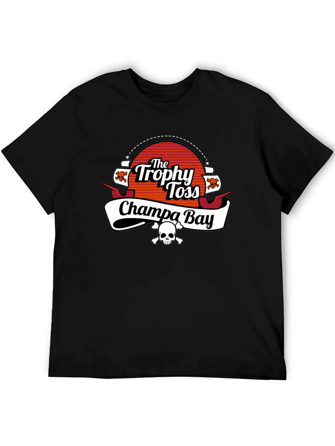 The Trophy Toss Champa Bay Black T-Shirt
