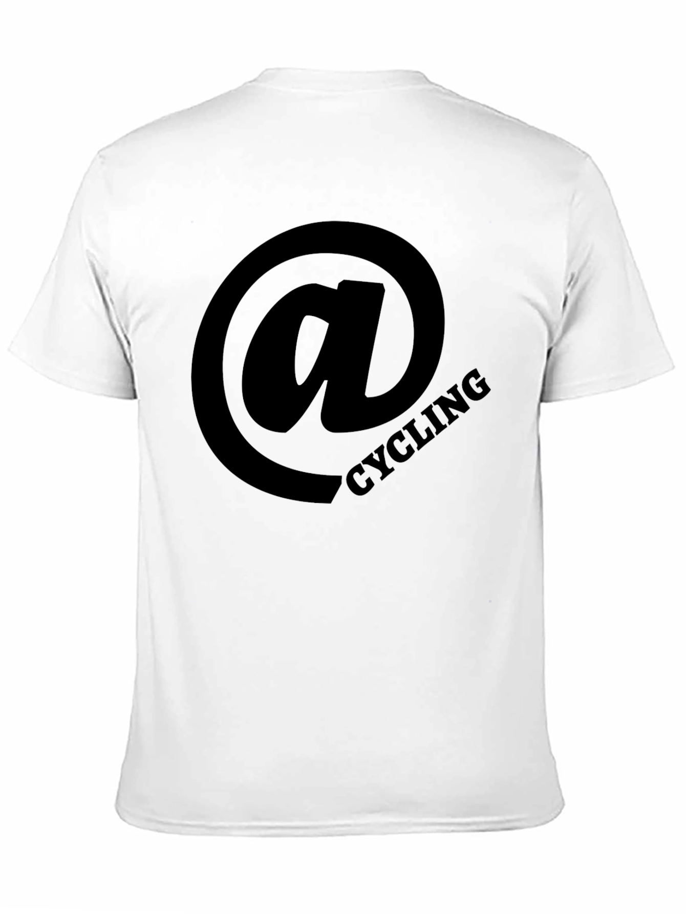 Cycling at Sign Black T-Shirt