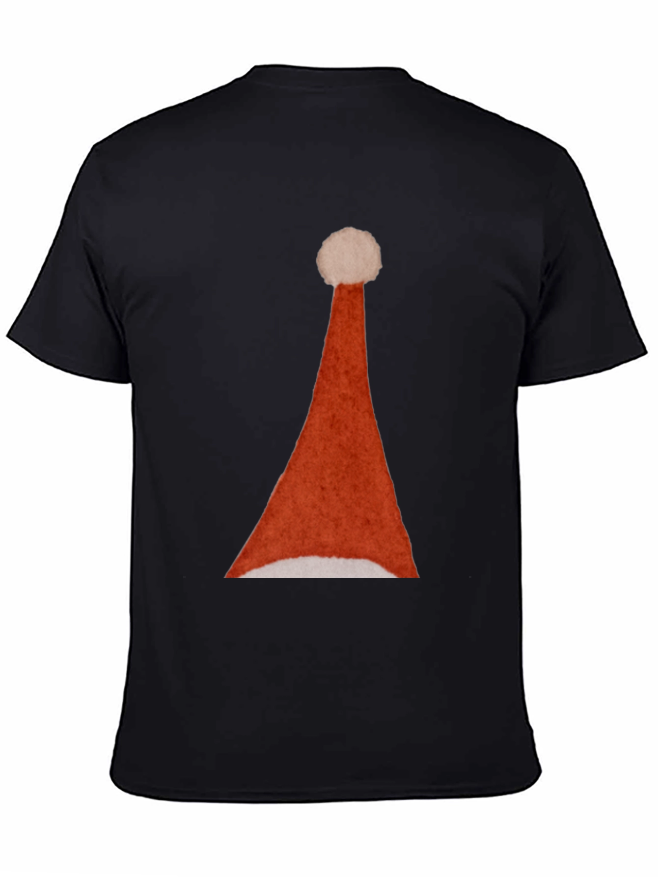 Santa Hat Graphic Tee - Holiday Festive T-Shirt