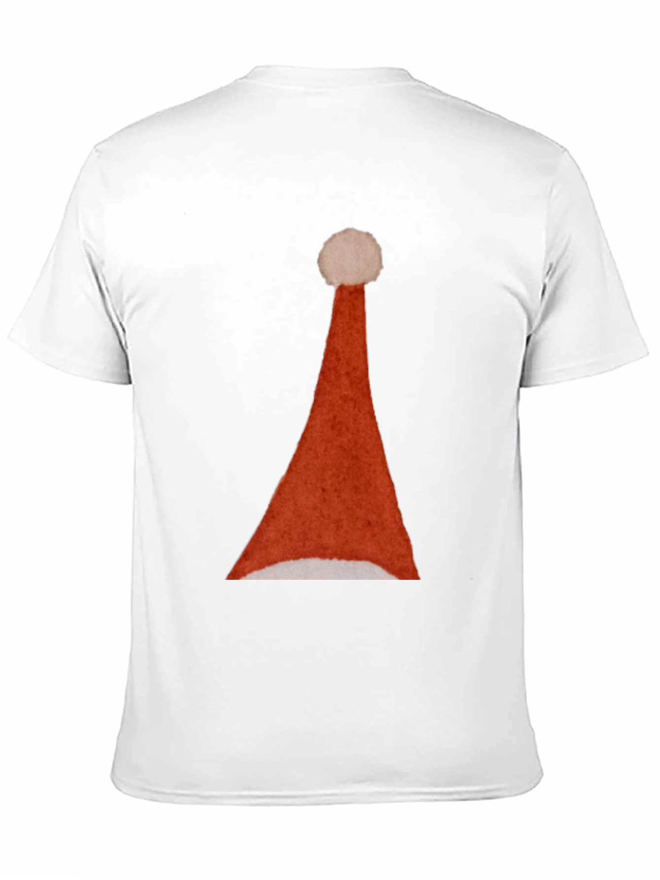 Santa Hat Graphic Tee - Holiday Festive T-Shirt