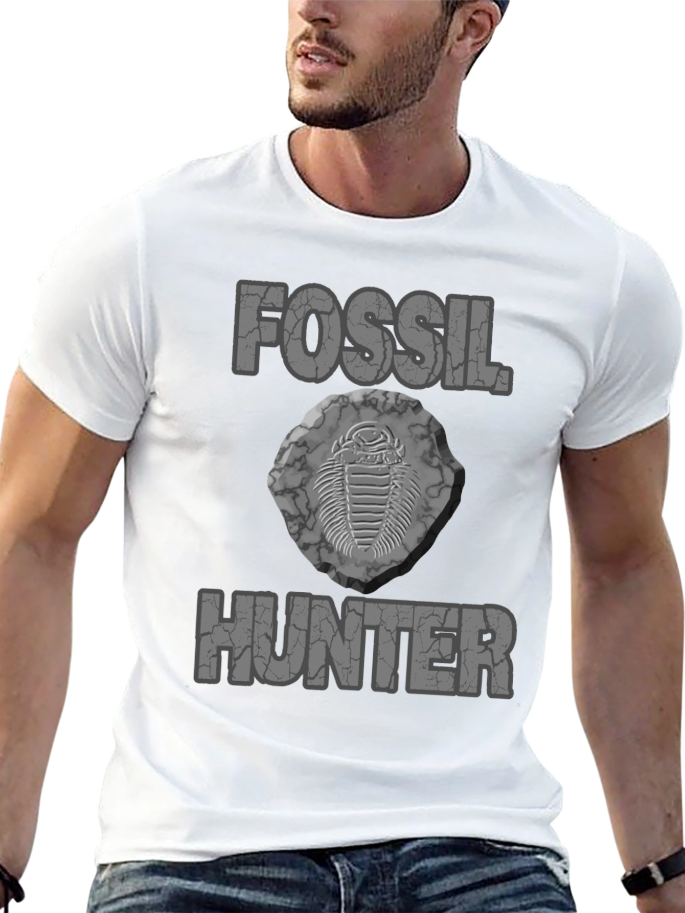 Fossil Hunter T-Shirt - Unique Trilobite Design