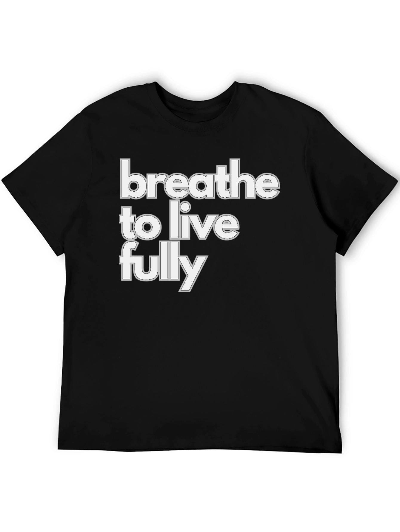 Breathe to Live Fully Graphic Tee