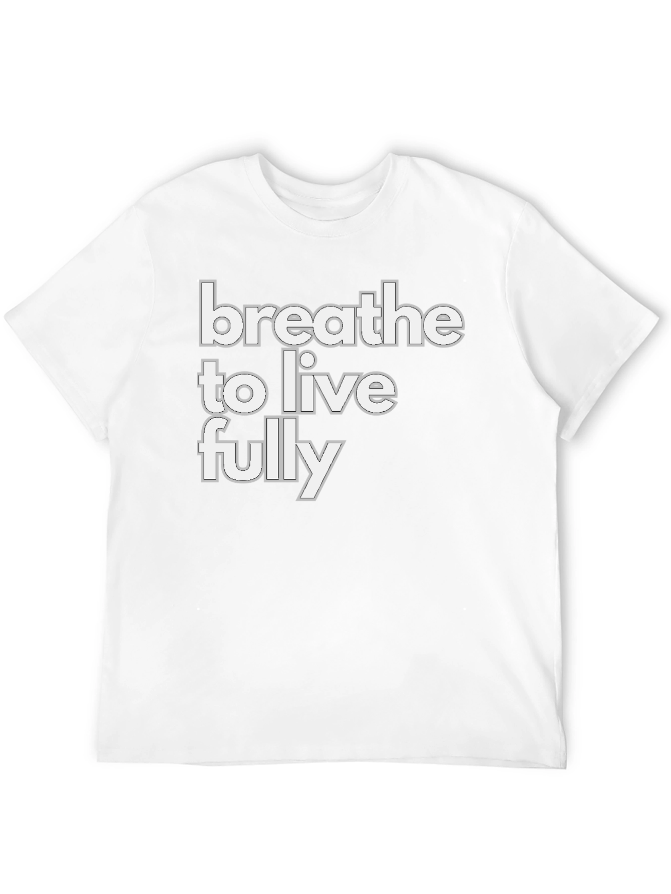 Breathe to Live Fully Graphic Tee
