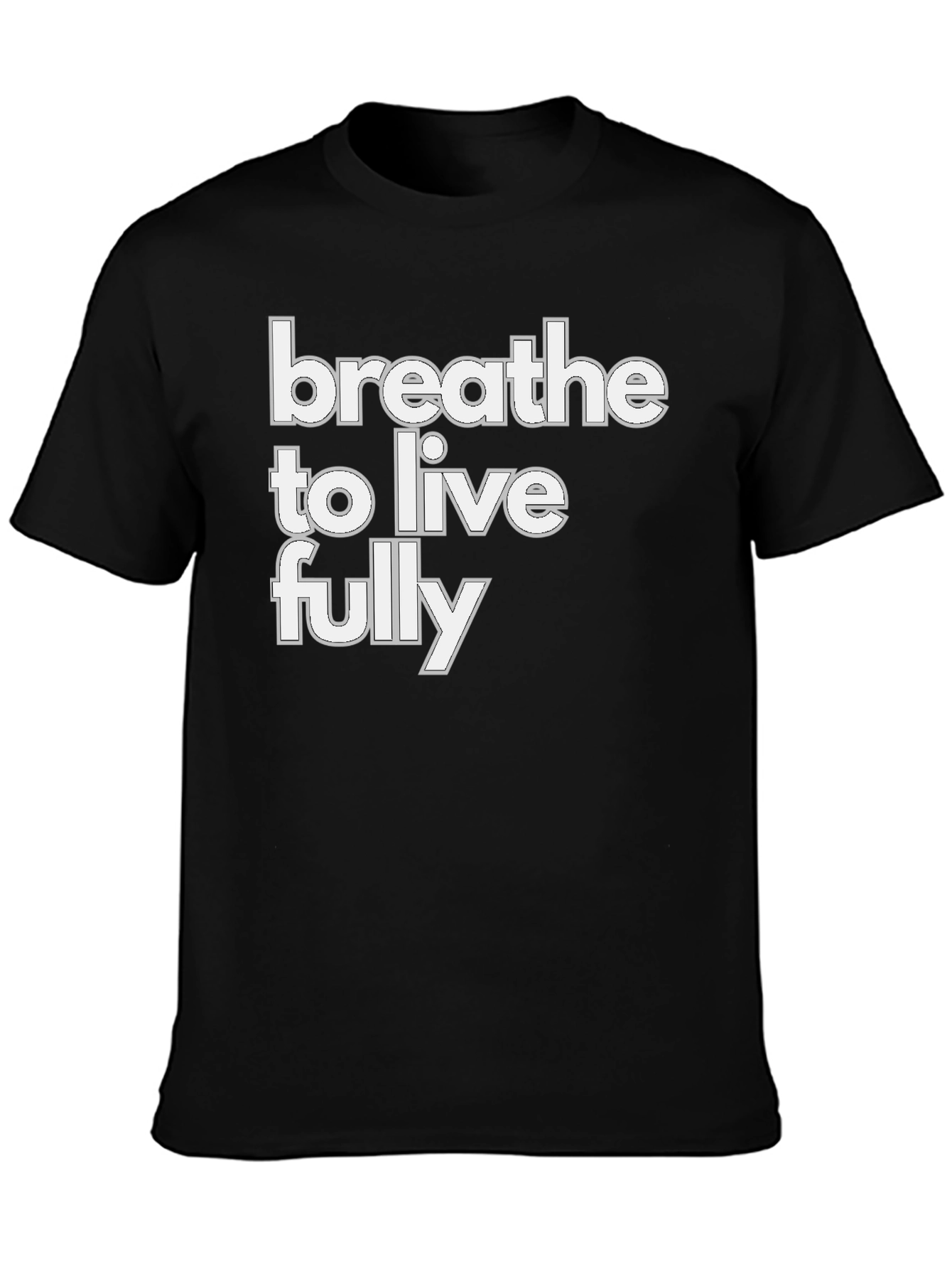 Breathe to Live Fully Graphic Tee