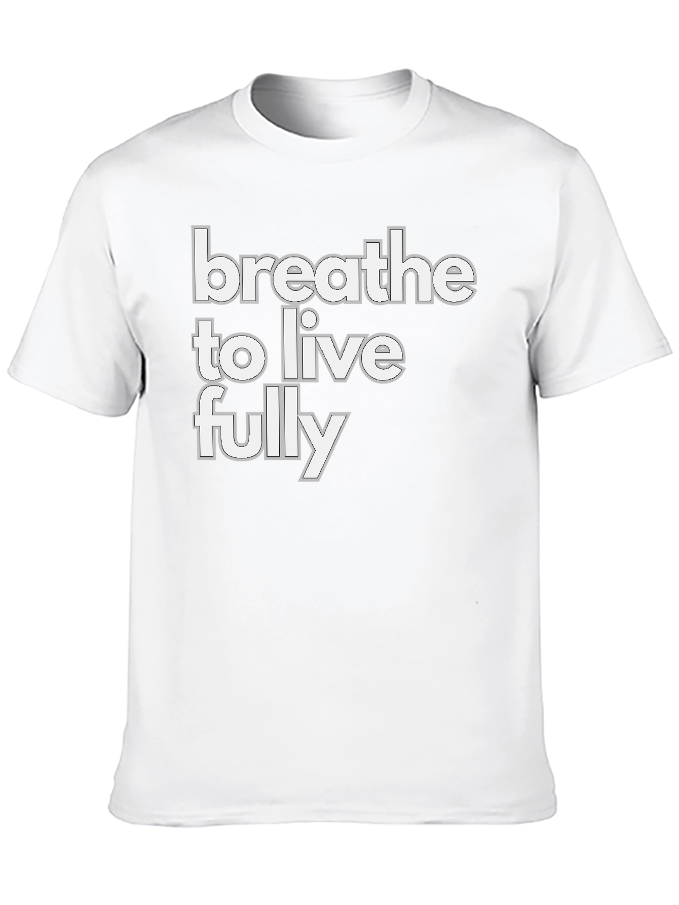 Breathe to Live Fully Graphic Tee