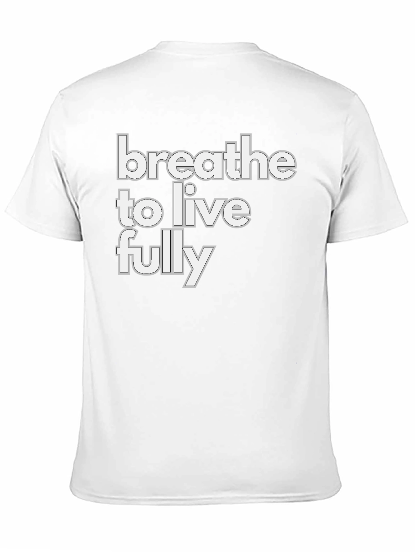 Breathe to Live Fully Graphic Tee