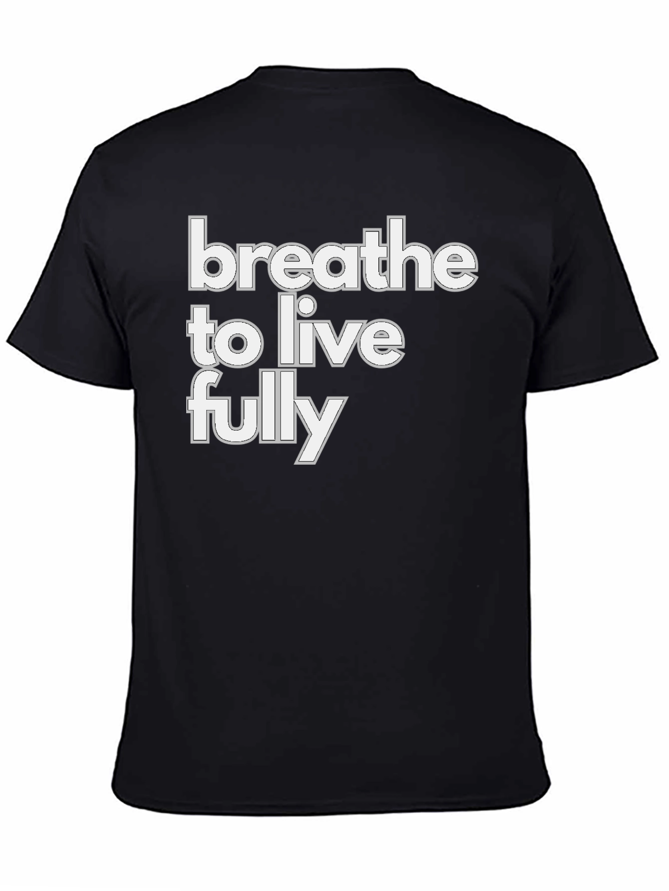 Breathe to Live Fully Graphic Tee