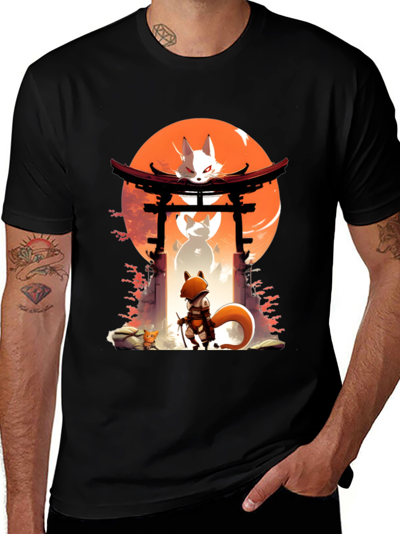 Anime Style Fox T-Shirt
