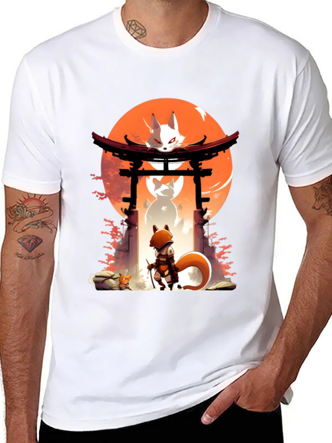 Anime Style Fox T-Shirt