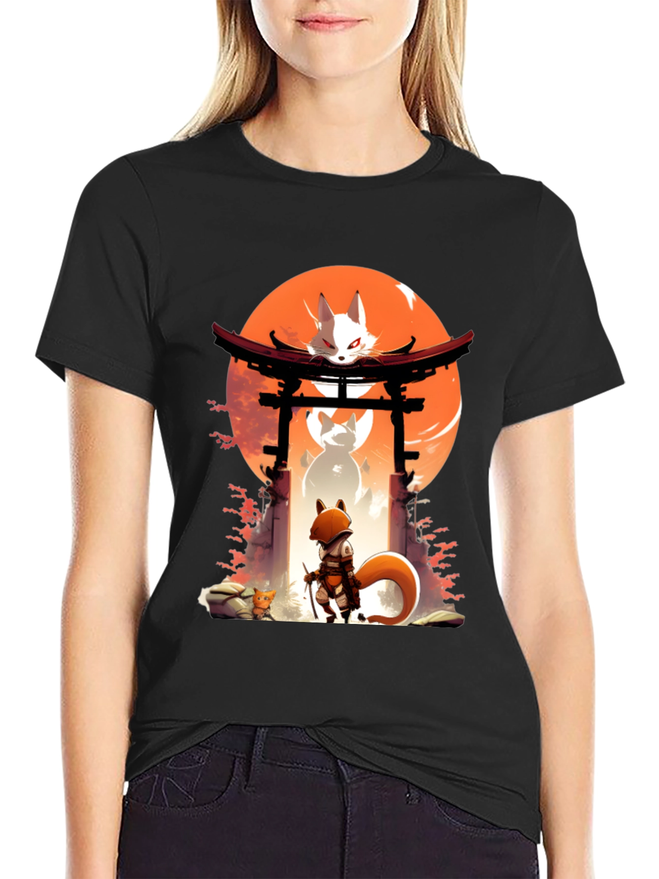 Anime Style Fox T-Shirt