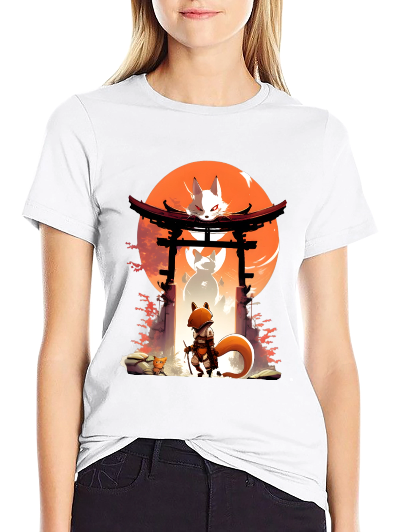 Anime Style Fox T-Shirt