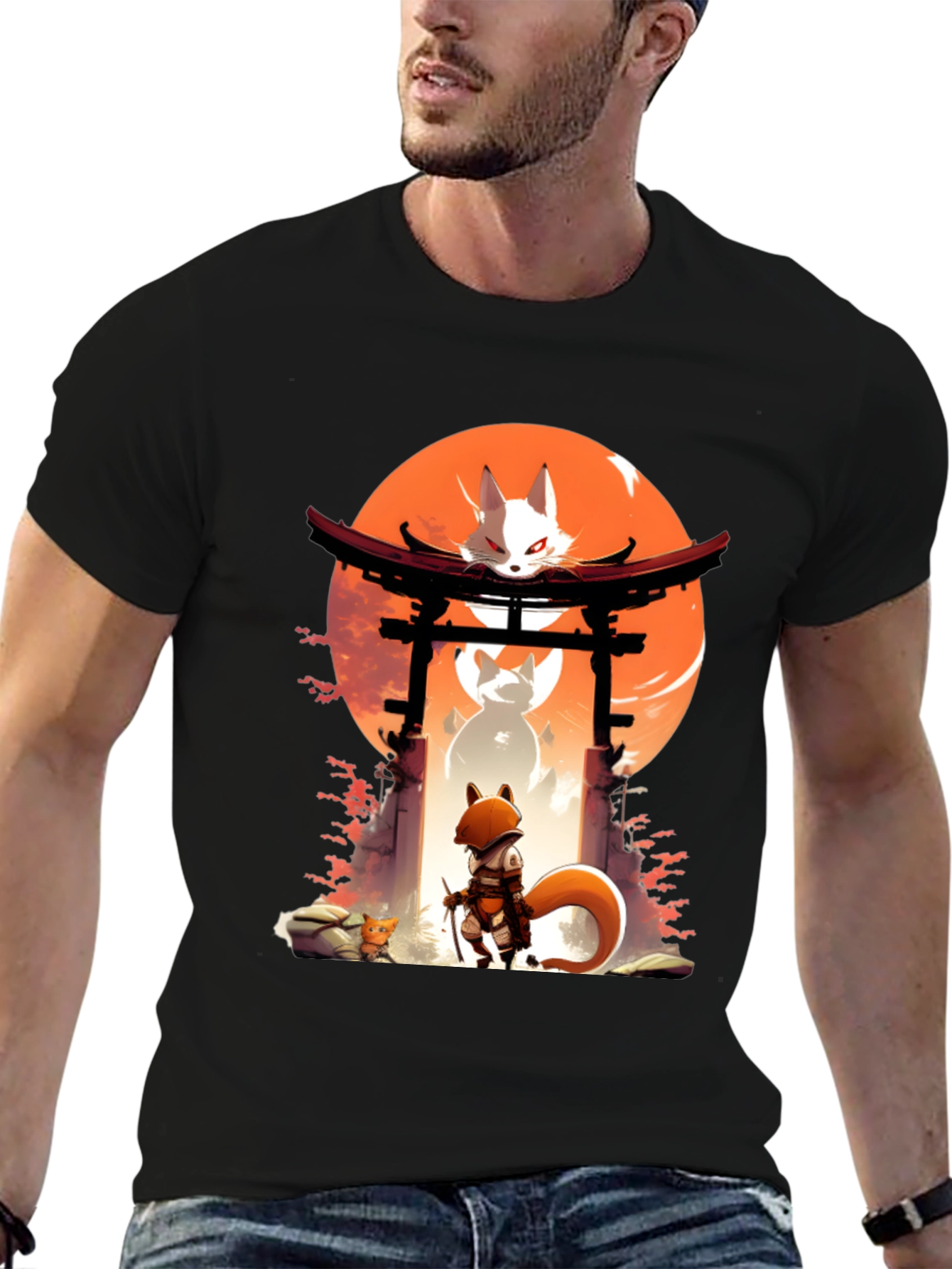 Anime Style Fox T-Shirt