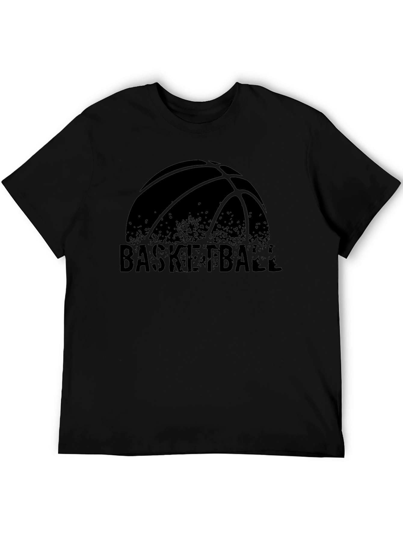 Basketball Graphic Black T-Shirt