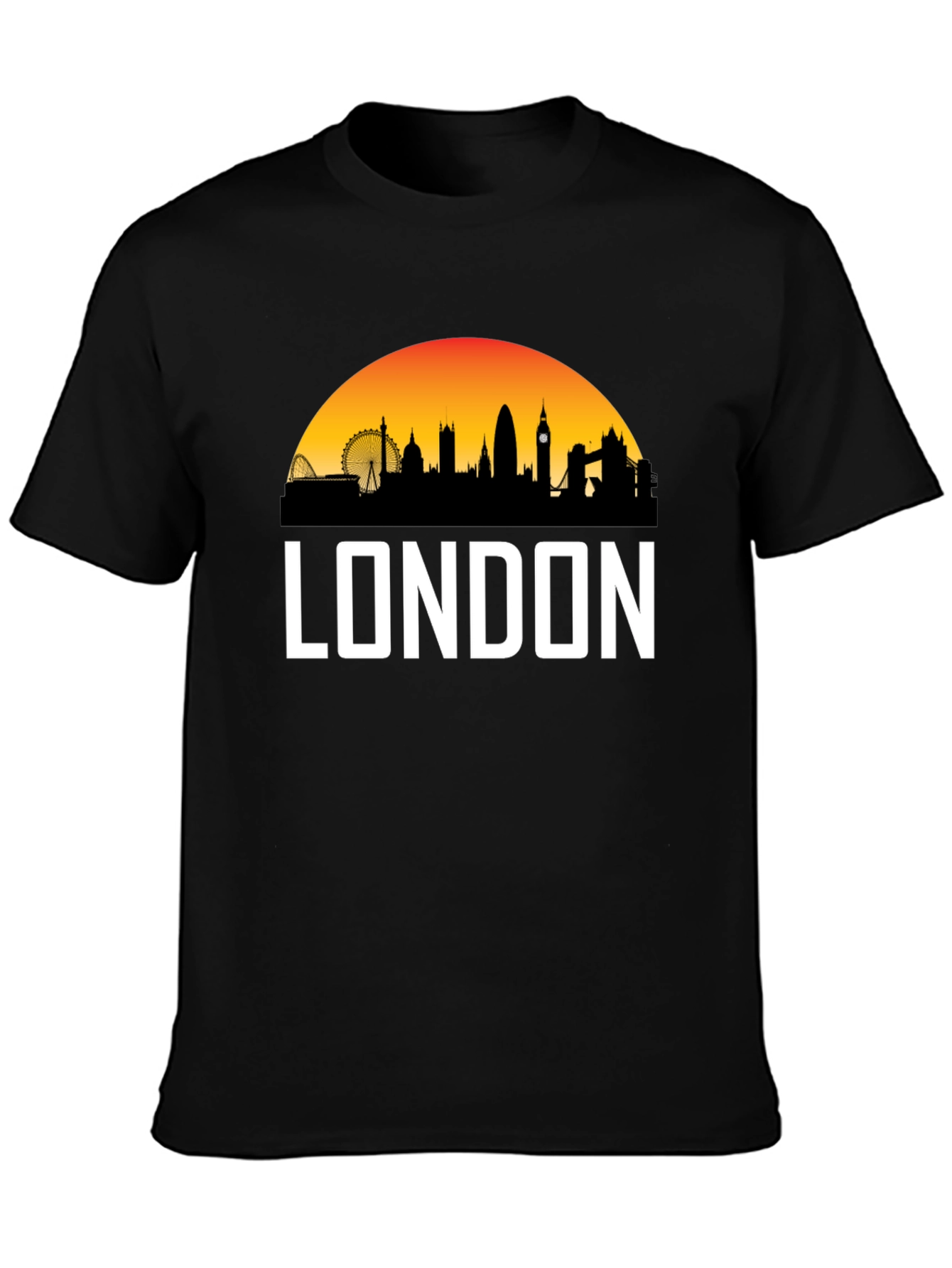 London Skyline Graphic Tee - Cityscape T-Shirt