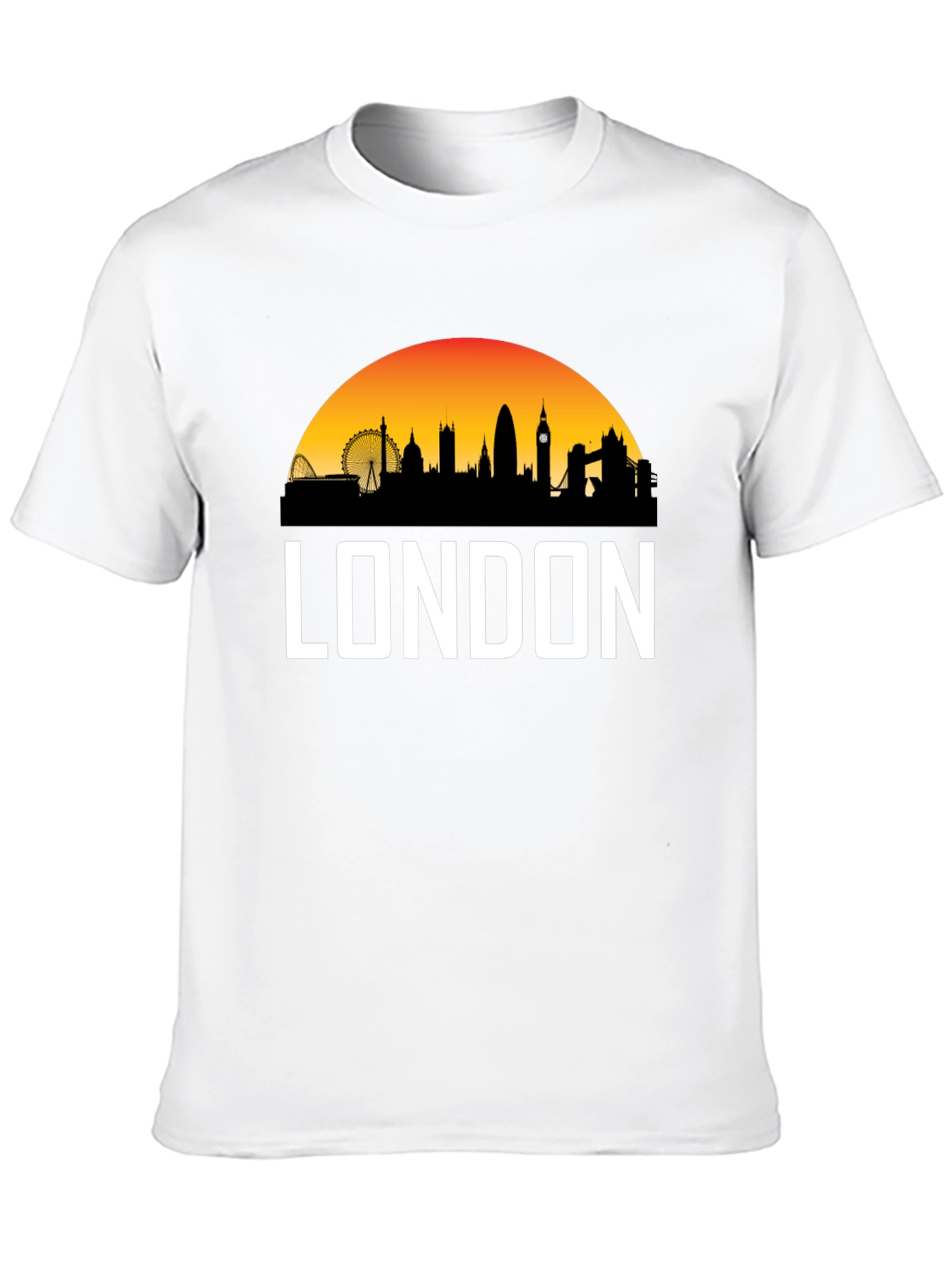 London Skyline Graphic Tee - Cityscape T-Shirt