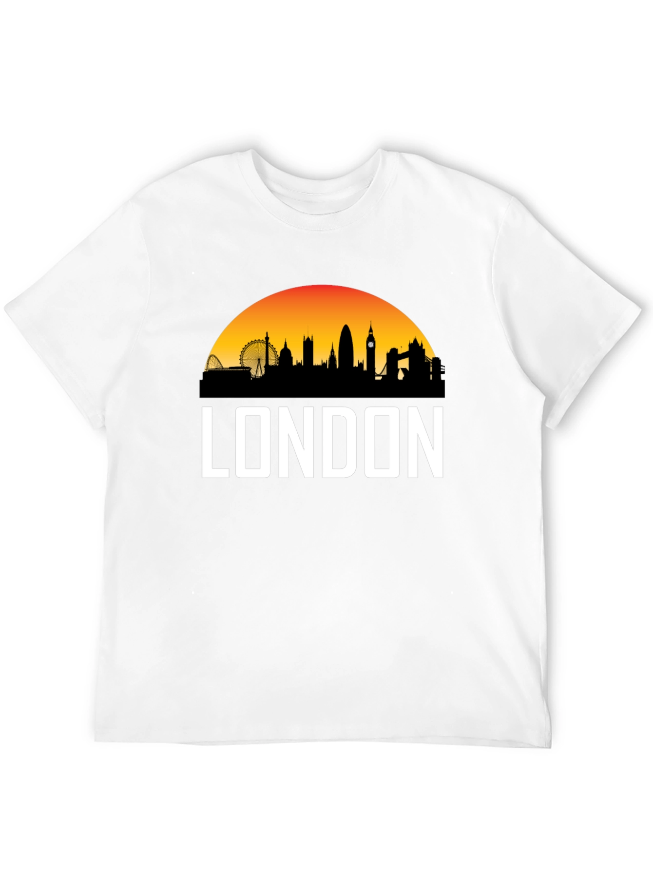 London Skyline Graphic Tee - Cityscape T-Shirt