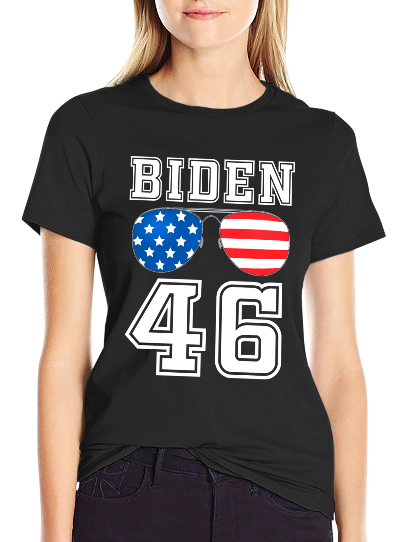 Biden 46 Patriotic Sunglasses T-Shirt