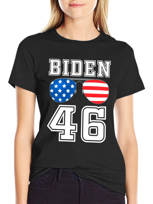 Biden 46 Patriotic Sunglasses T-Shirt