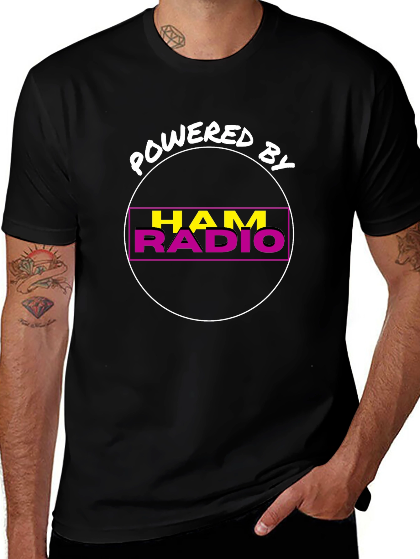 Powered by Ham Radio T-Shirt