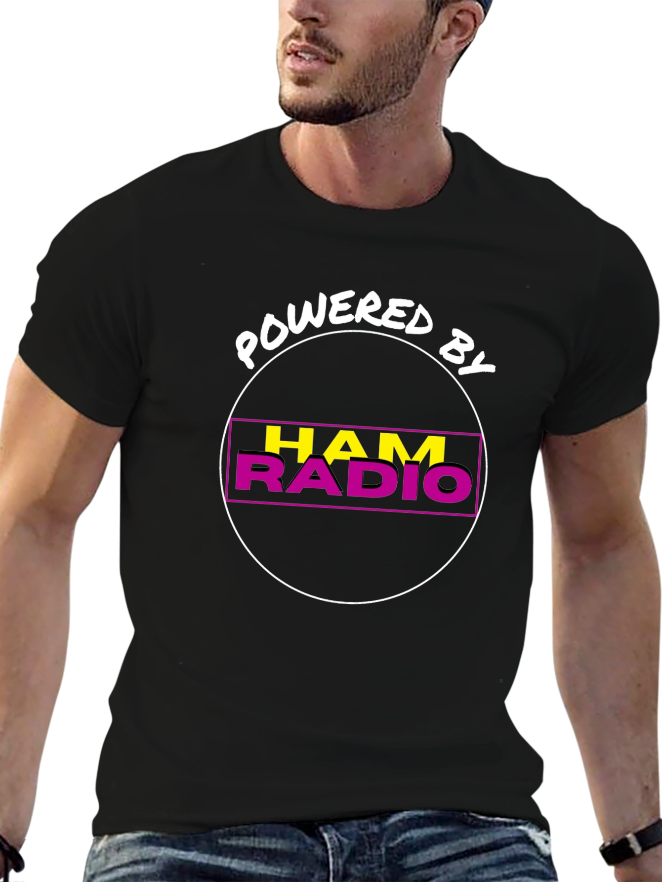 Powered by Ham Radio T-Shirt