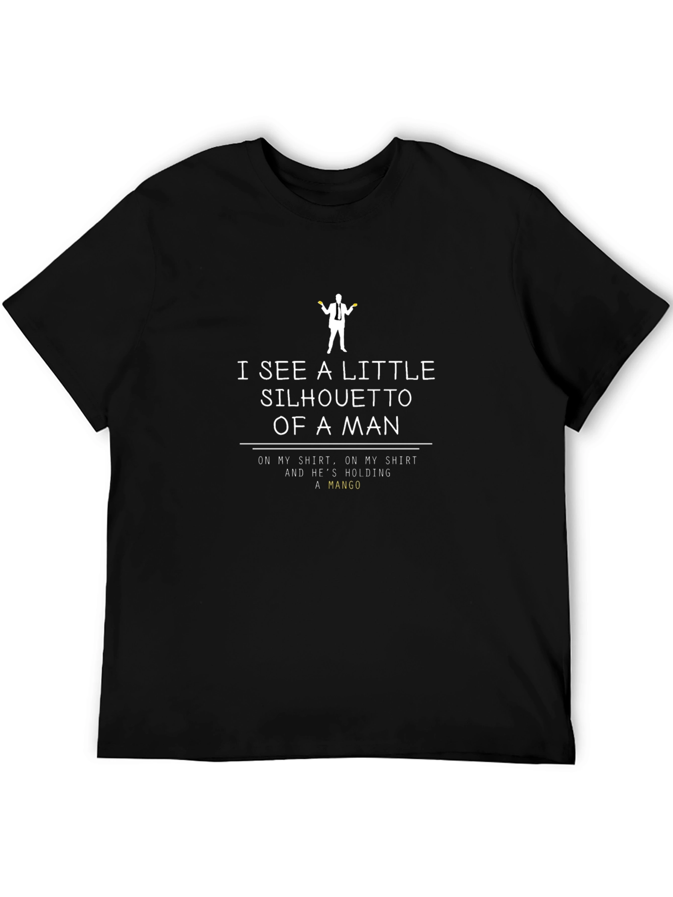 Silhouetto of a Man T-Shirt - Mango Edition