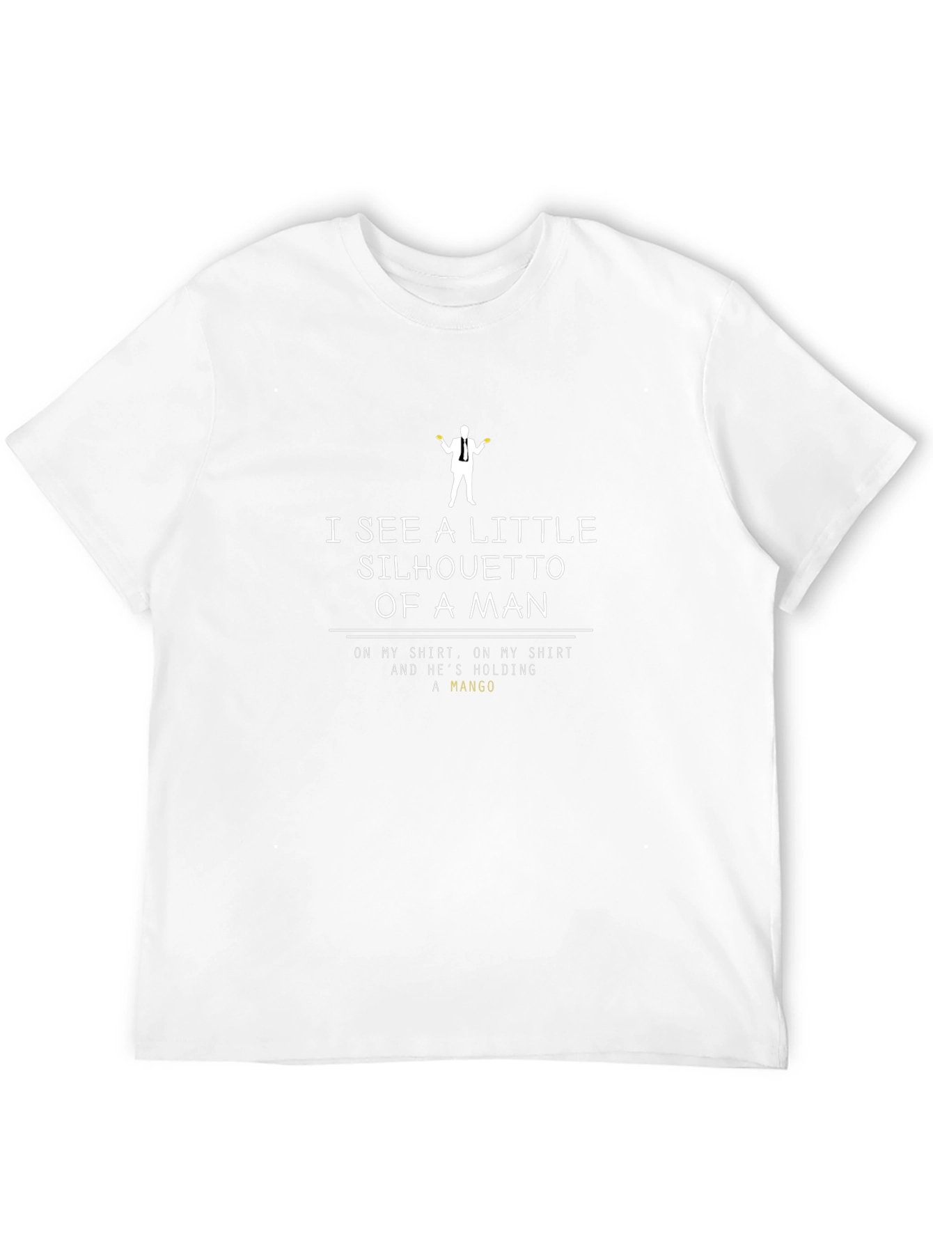 Silhouetto of a Man T-Shirt - Mango Edition