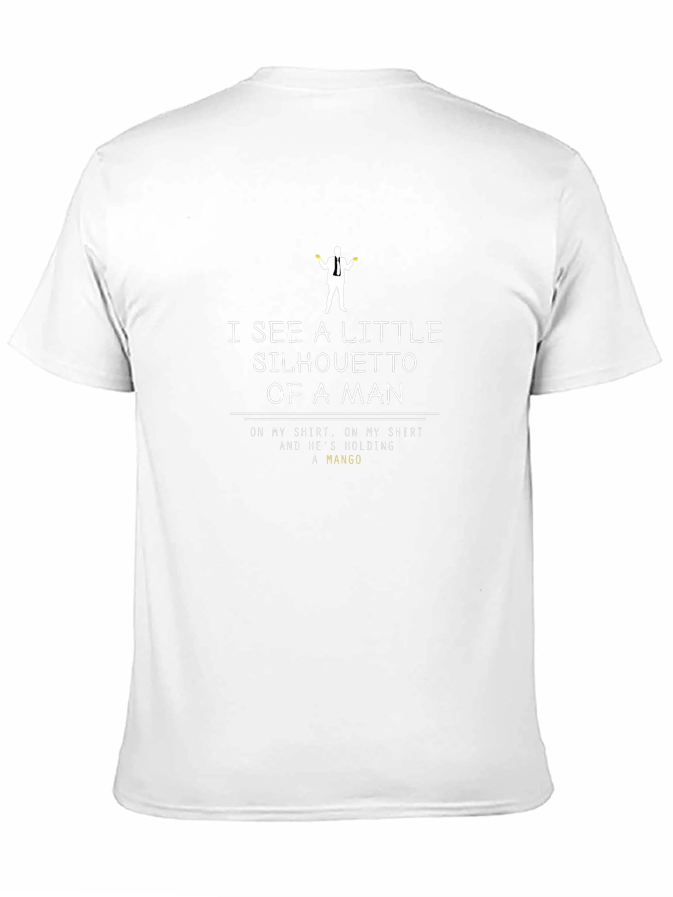 Silhouetto of a Man T-Shirt - Mango Edition