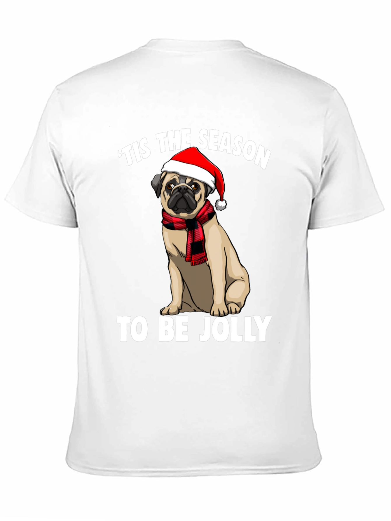 Tis The Season Pug Graphic Tee