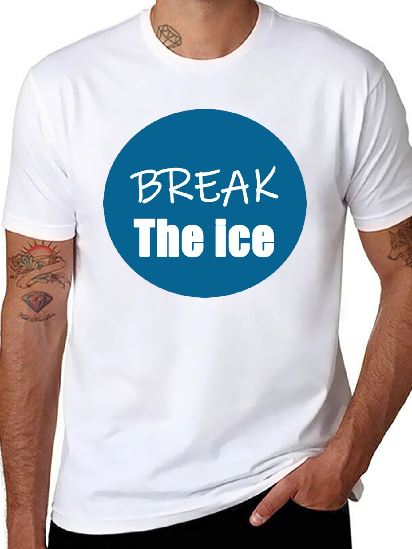 Break The Ice Graphic T-Shirt - Casual Wear