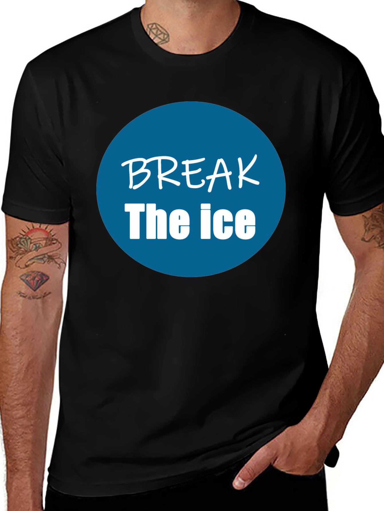 Break The Ice Graphic T-Shirt - Casual Wear