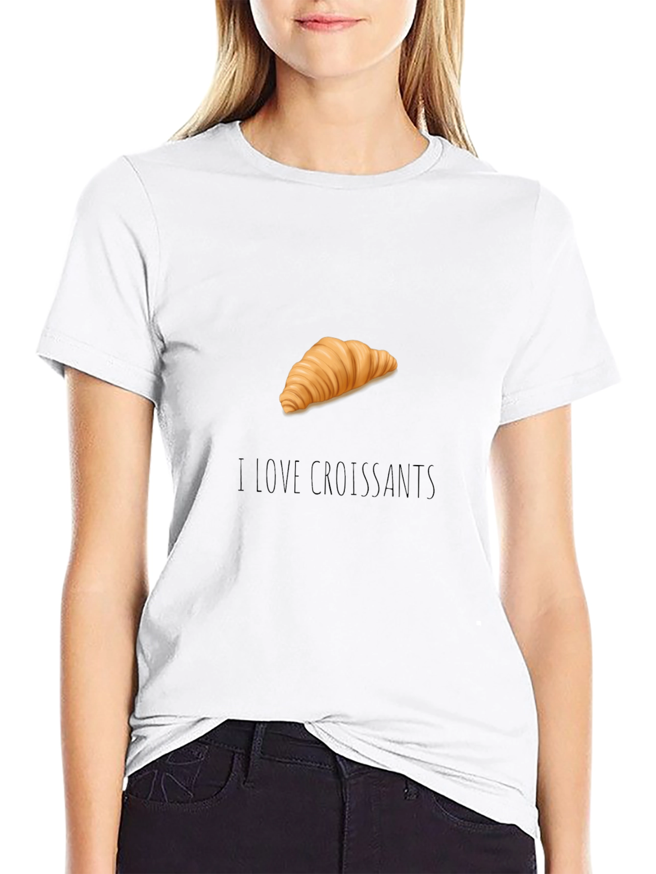 I Love Croissants Graphic T-Shirt