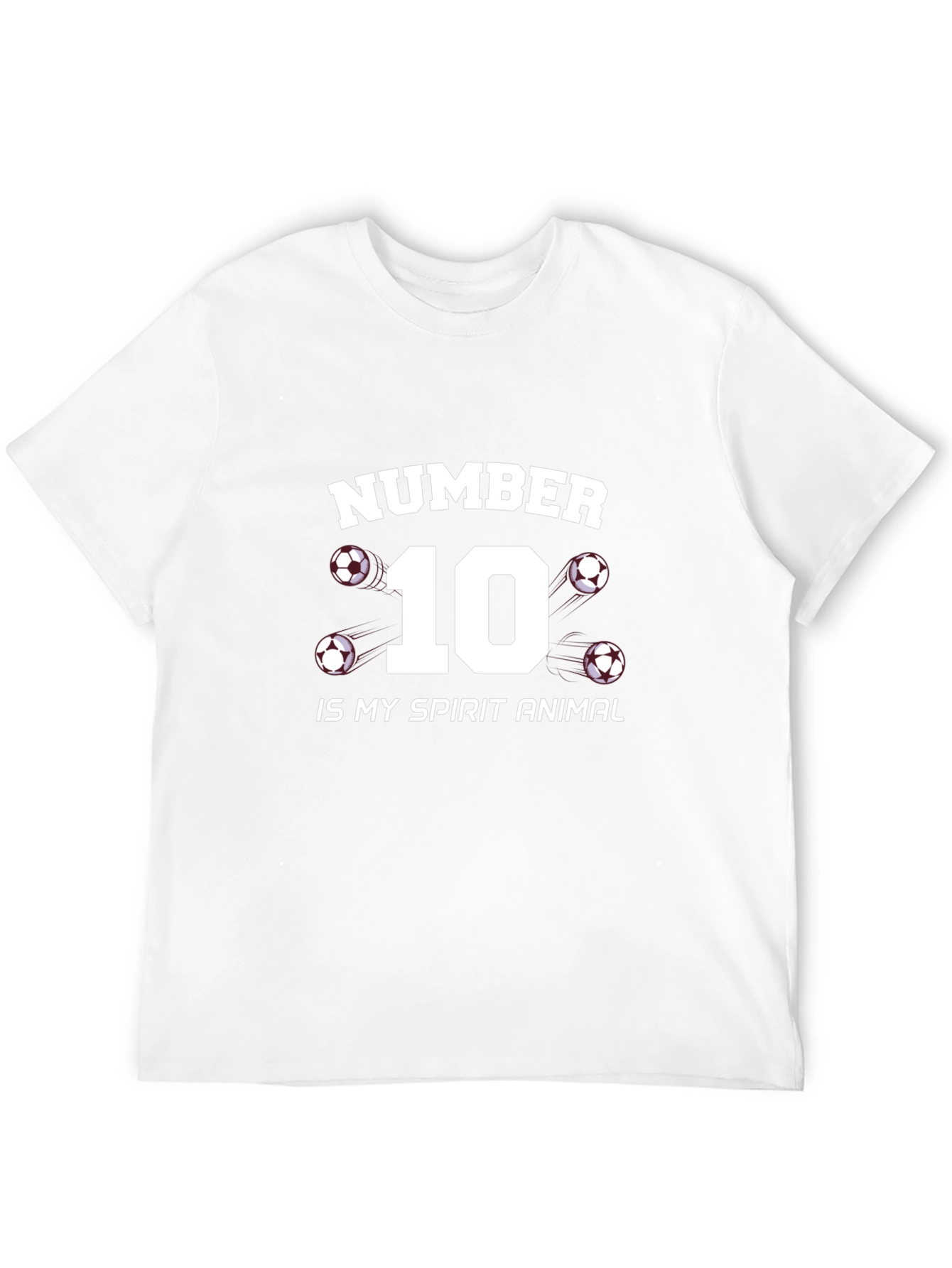 Number 10 Soccer Spirit Animal T-Shirt