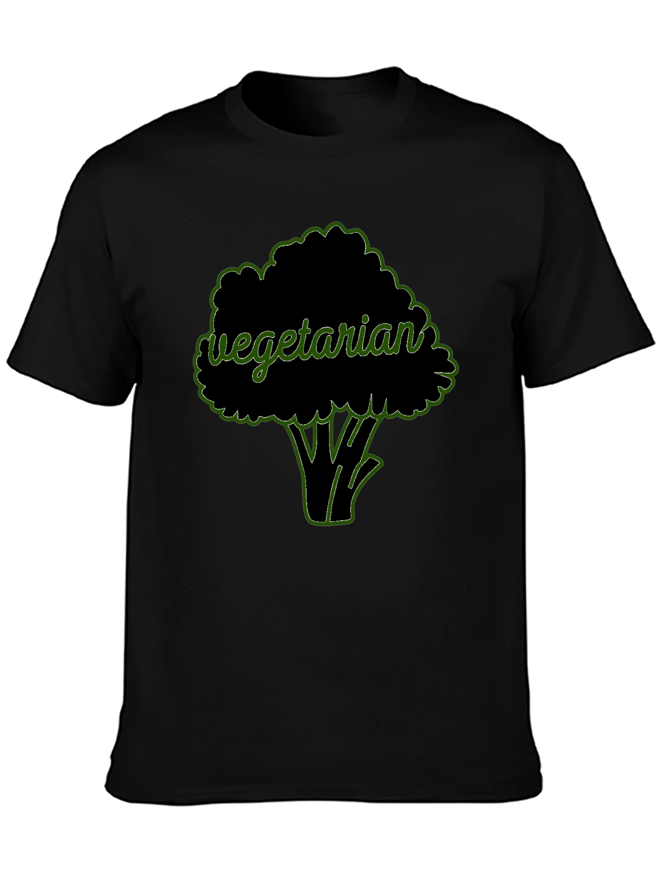 Vegetarian Broccoli Graphic T-Shirt