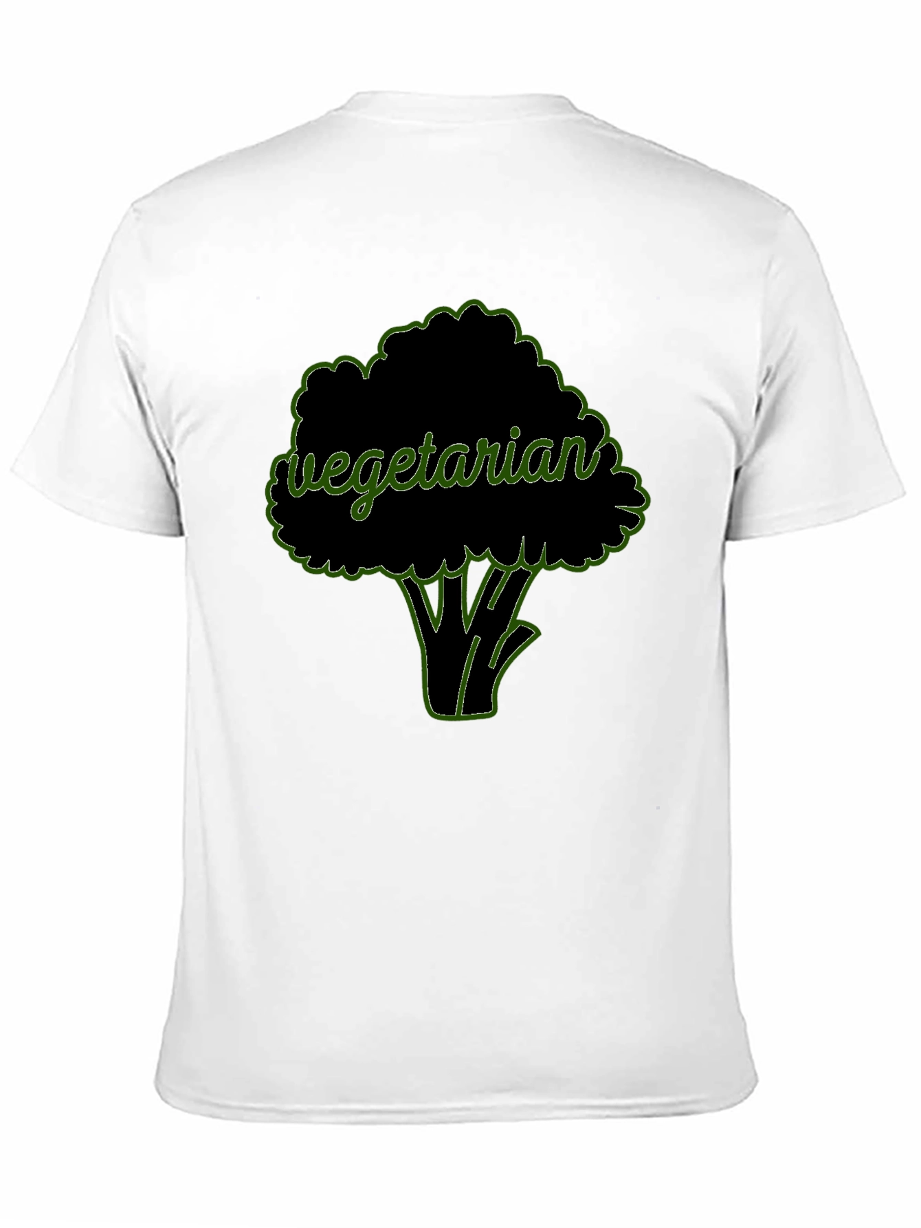 Vegetarian Broccoli Graphic T-Shirt