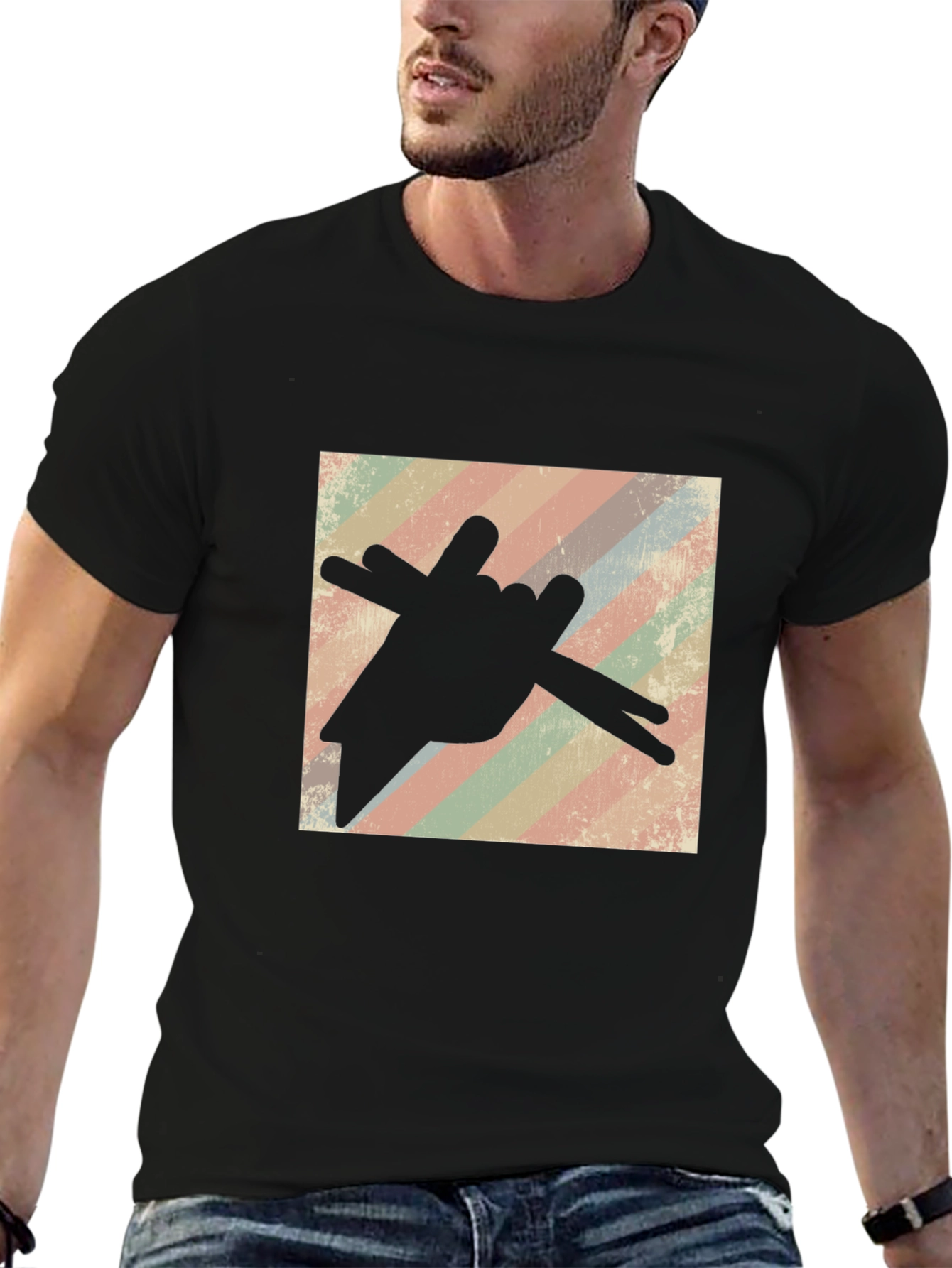 Drummer Hand Drumsticks T-Shirt - Music Lover Tee