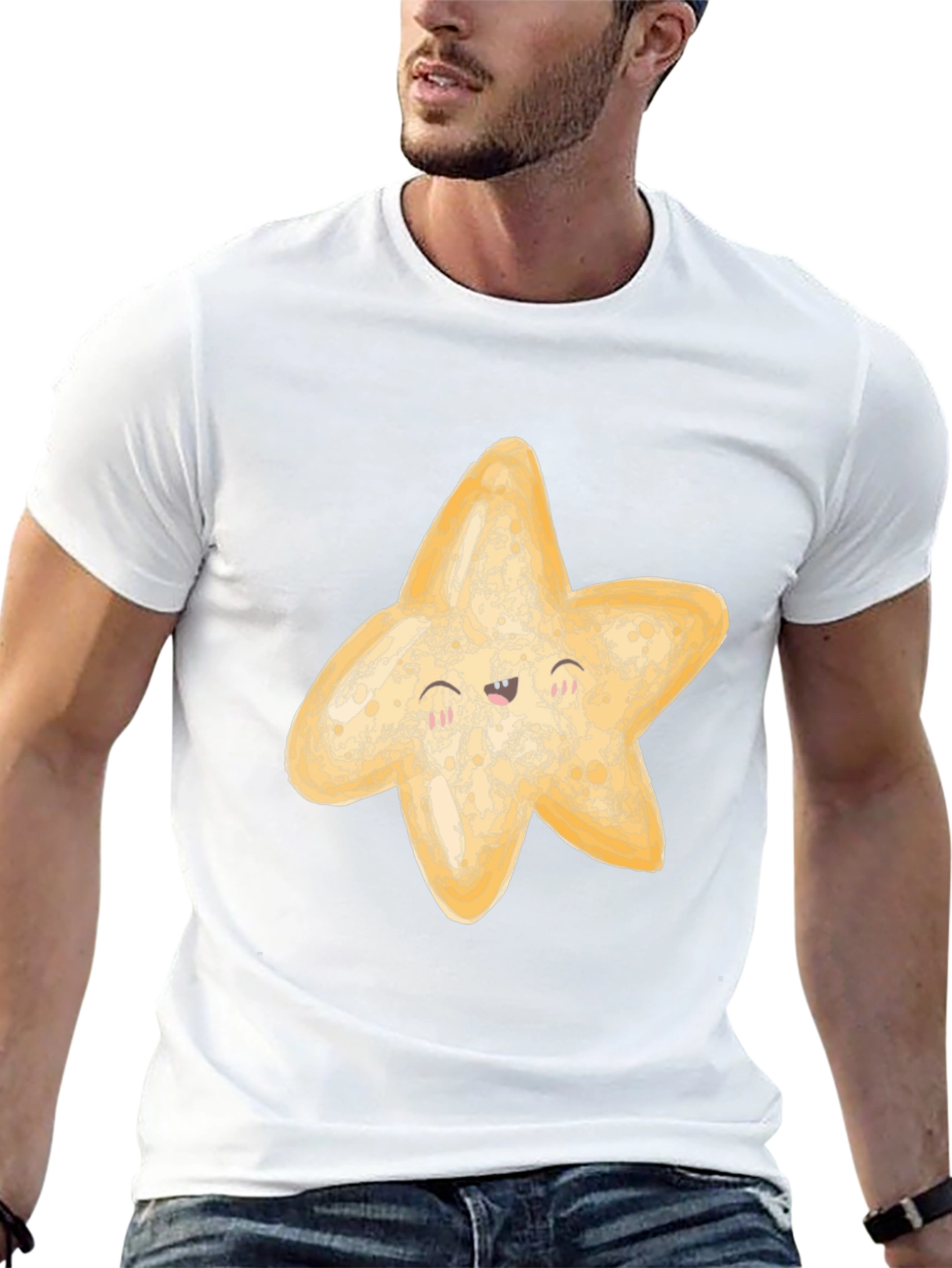 Starfish Graphic Tee - Black Casual Shirt