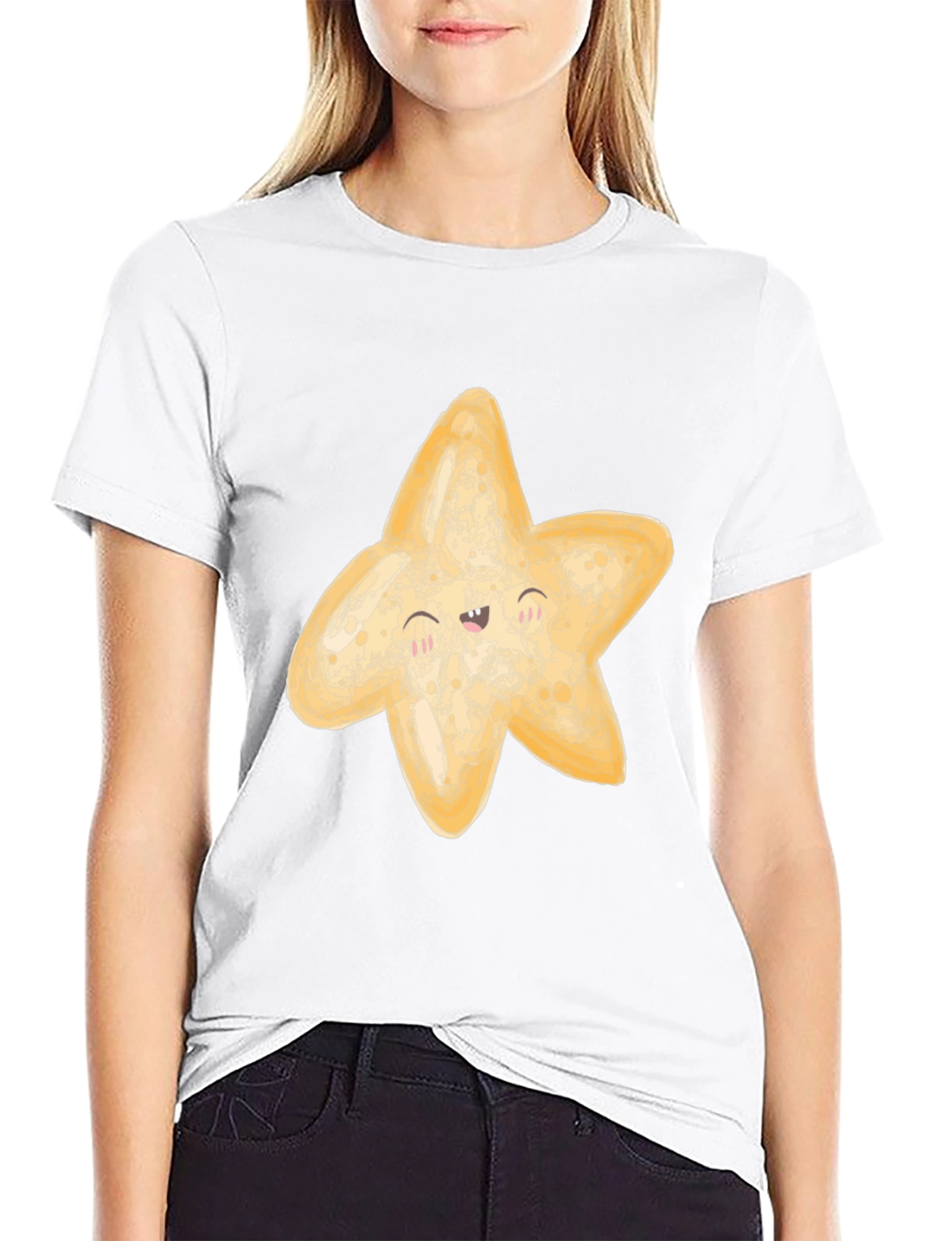 Starfish Graphic Tee - Black Casual Shirt