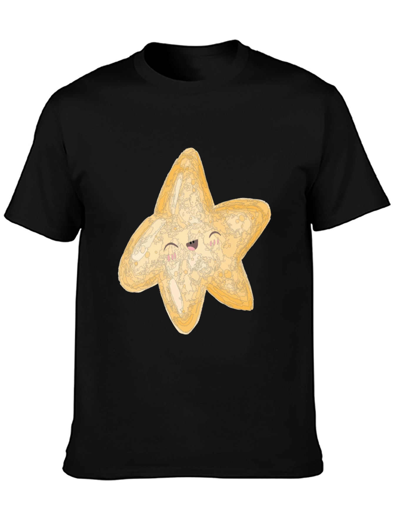 Starfish Graphic Tee - Black Casual Shirt